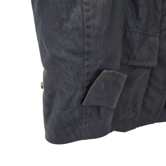 Vince Solid Flap Pocket Hidden Zip Anorak Jacket Size XS - Picture 6 of 7